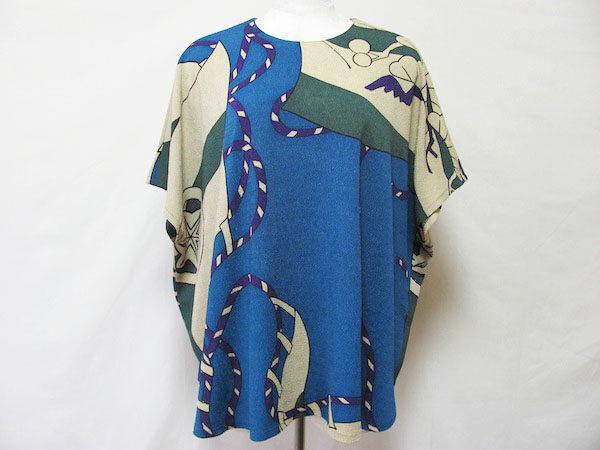 【詩仙堂 買取情報】明るい青で元気になる 半袖カットソー