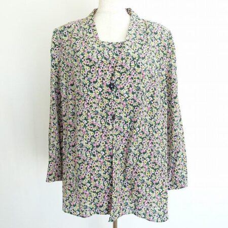 品ある小柄花が美しい リリアンビューティのブラウスを買取しました