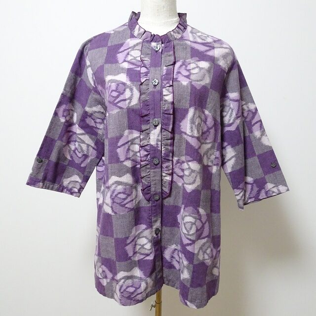 ギエモンのシャツをお買取！ステンドグラスのような花柄が素敵