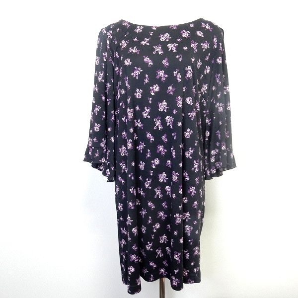 黒と花柄で可愛らしく ローズティアラのワンピースを買取しました