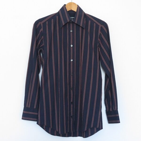 ドルチェ＆ガッバーナの長袖シャツをお買取｜シャープなストライプが素敵