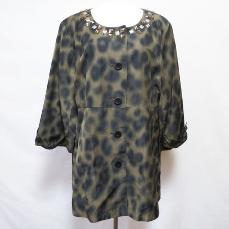 レリアンのコートを買取しました｜ヒョウ柄がシック