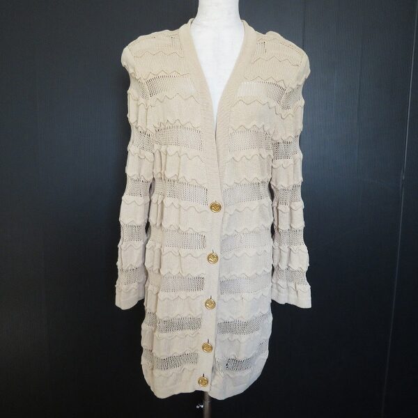 ロベルタディカメリーノのかぎ編みカーディガンを出張買取しました