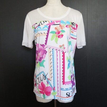 バカンスな花柄で気持ちも上がる レオナールのカットソーを買取しました