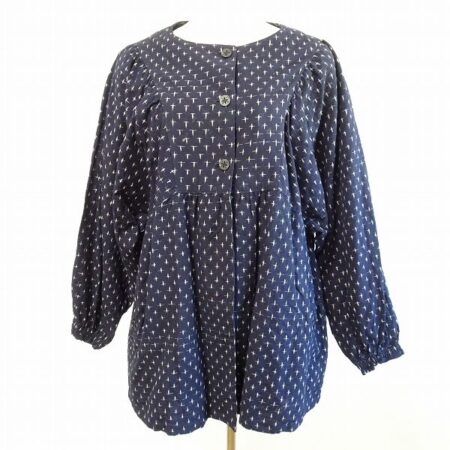 久留米絣が特徴的な儀右衛門のコートを買取しました！渋さと落ち着きをゲット