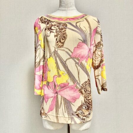 伊太利屋のアニマル×花柄カットソーを買取させて頂きました