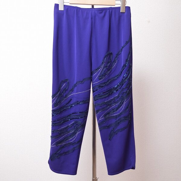 刺繡×スパンコールでゴージャスな伊太利屋のパンツを買取させて頂きました