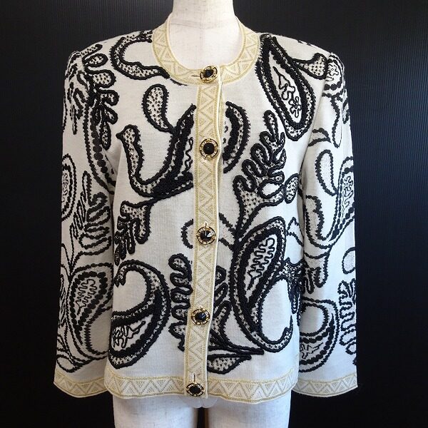 ビーズと刺繍の存在感が絶妙【マダムジョコンダ】ジャケットを買取しました
