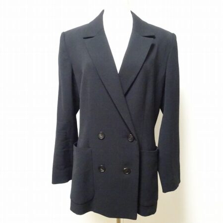 【ヨシエイナバ】スリムかつ美しい黒のジャケットを買取しました