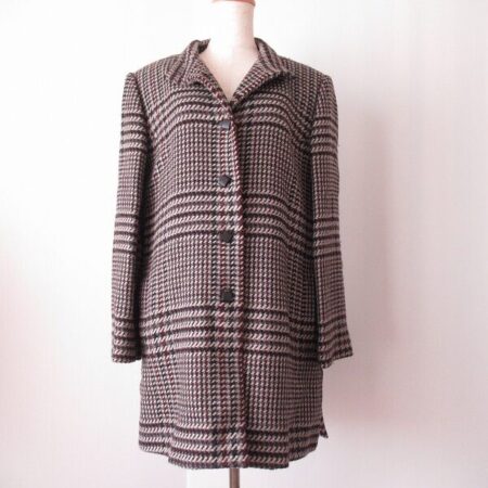 端麗さを感じる千鳥格子柄に魅了｜レリアンのコートを買取しました