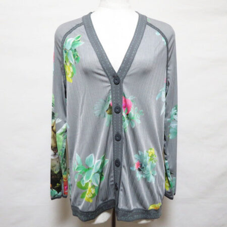 伊太利屋 GKITALIYAのカーディガンを買取しました！鮮やか花柄で綺麗にまとまる