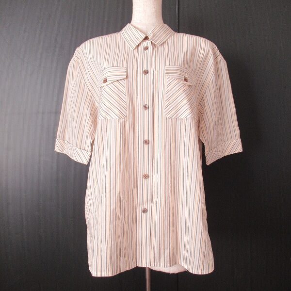 レリアンの淡色ストライプシャツを買取させて頂きました