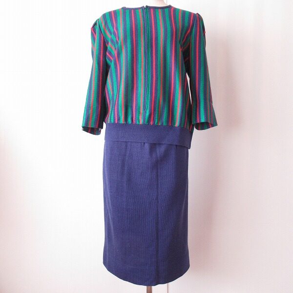 斉藤都世子の七分袖セットアップを買取させて頂きました