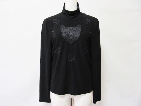 可愛くも強さ際立つヒョウ柄 伊太利屋のカットソーを買取しました