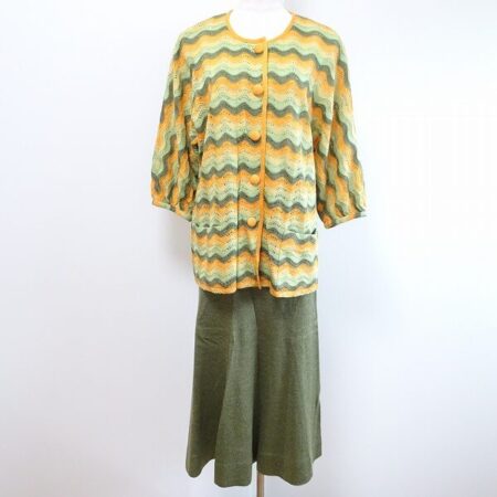 斉藤都世子のセットアップを買取しました！オレンジ×カーキがレア