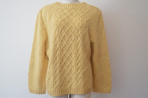 カシミヤ素材で暖かさもばっちり！レリアンのニットを買取しました