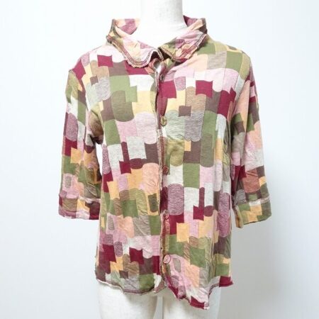 ブロックの様な風合いが可愛い イム センソユニコ シャツを買取しました