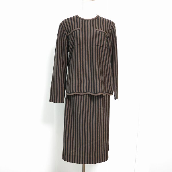 安定したストライプが嬉しい｜斉藤都世子のセットアップを買取しました