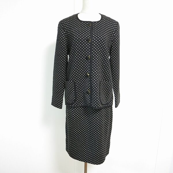 リッチなドットが上品 斉藤都世子にセットアップを買取しました