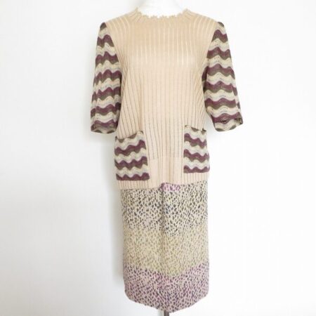 斉藤都世子のニット セットアップを買取しました！楽しくも繊細な柄で大人カジュアル