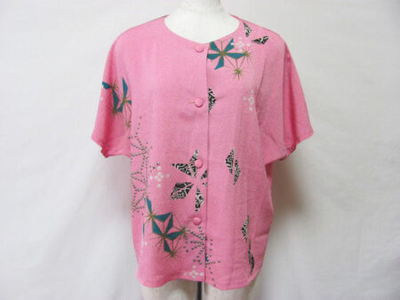 【お買取】詩仙堂のブラウス｜明るくも優しいピンクで楽しくコーディネート