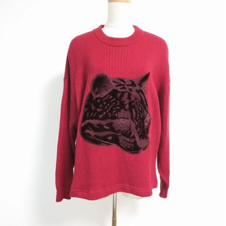 伊太利屋のニットを買取しました！赤×ヒョウのパワーある雰囲気が素敵