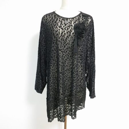 【お買取した伊太利屋のカットソー】花モチーフとヒョウ柄で優雅にセクシー