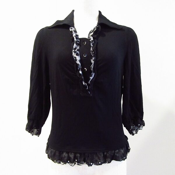 伊太利屋のカットソーを買取しました！レースとヒョウ柄のバランスに魅了