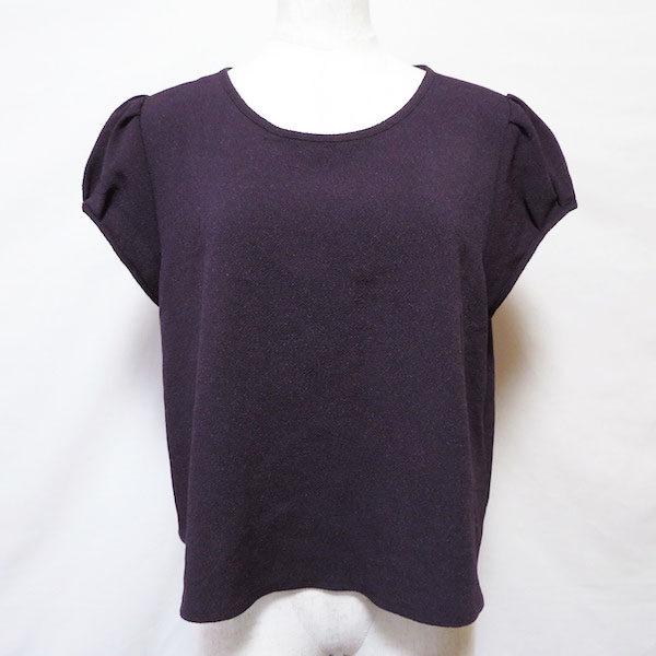 詩仙堂の紫カットソーを出張買取ご利用のお客様より買取しました