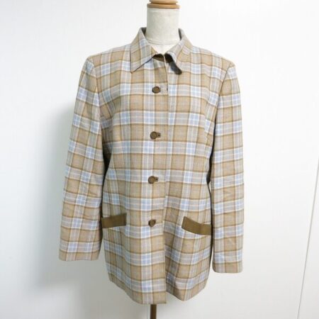 レリアンのコートを買取しました！優しいチェックに癒される