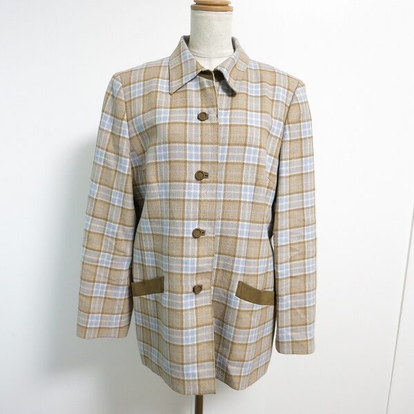 レリアンのコートを買取しました！優しいチェックに癒される