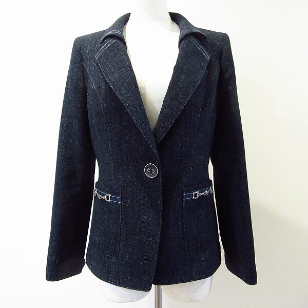 【お買取】デニム風でレア！ 銀座マギーのジャケット