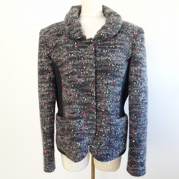 ツイード風×モヘヤでふんわりゴージャス 銀座マギーのジャケットをお買取