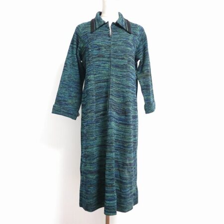 緑と黒のシックな組み合わせが上級 斉藤都世子のワンピースを買取しました