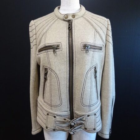 【伊太利屋】ベージュ×ライダースがレアなジャケットを買取しました！