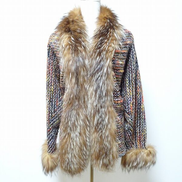 ファー使いがエクセレント！伊太利屋のカーディガンを買取しました