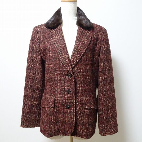 細かいチェックで品を出せる！レリアンのジャケットを買取しました