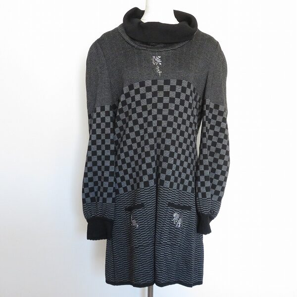 伊太利屋のチュニックを買取しました！ダークな市松模様に視線を奪われる