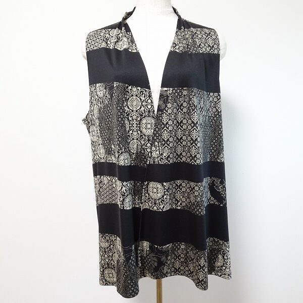 繊細な和柄が素敵 詩仙堂のジレを買取しました！