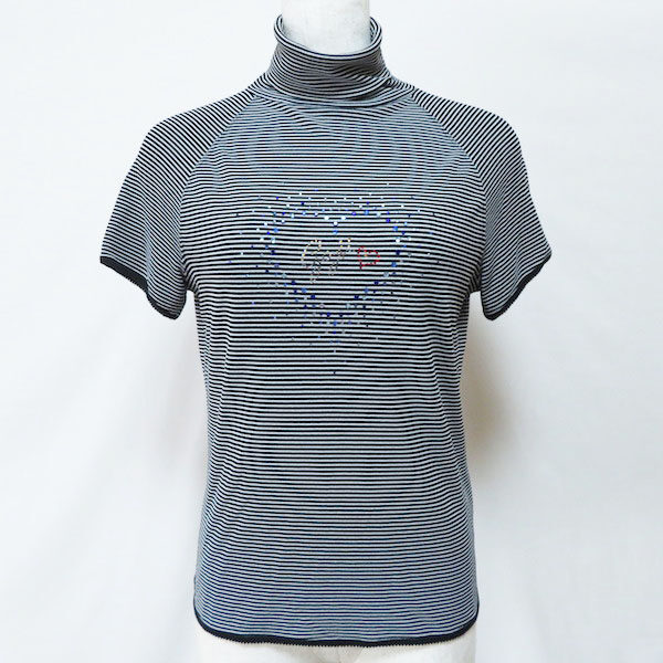 細かいボーダーでシックに！伊太利屋のカットソーを買取しました