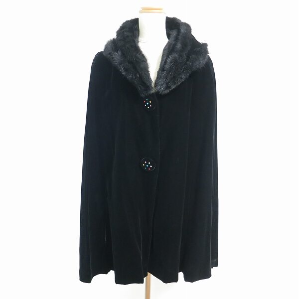 伊太利屋のポンチョを買取しました！程よいファーがゴージャス