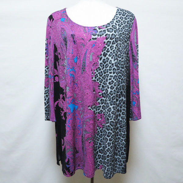 伊太利屋のチュニックを買取しました！ピンクとヒョウ柄のハーモニーが絶妙