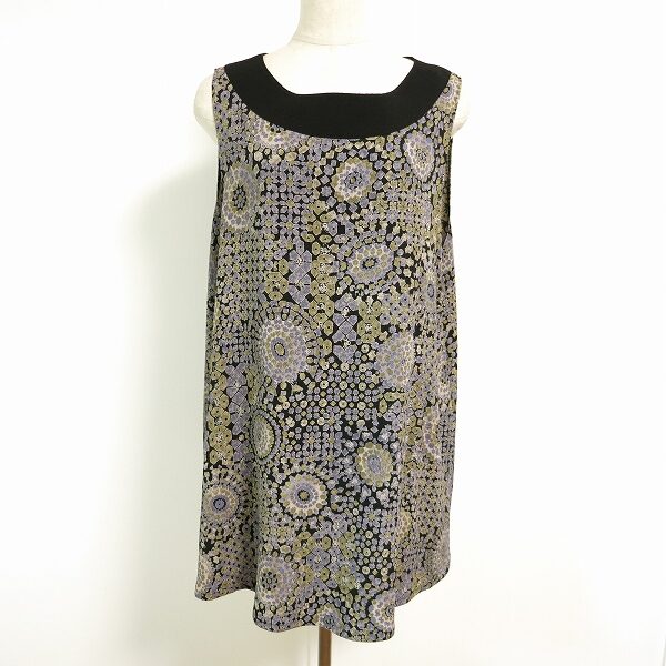 黒×紫の高貴な組み合わせが見事 詩仙堂のチュニックを買取しました