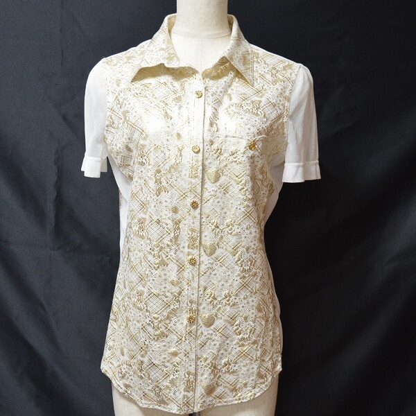 伊太利屋のブラウスを買取しました！綺麗な和柄が素敵