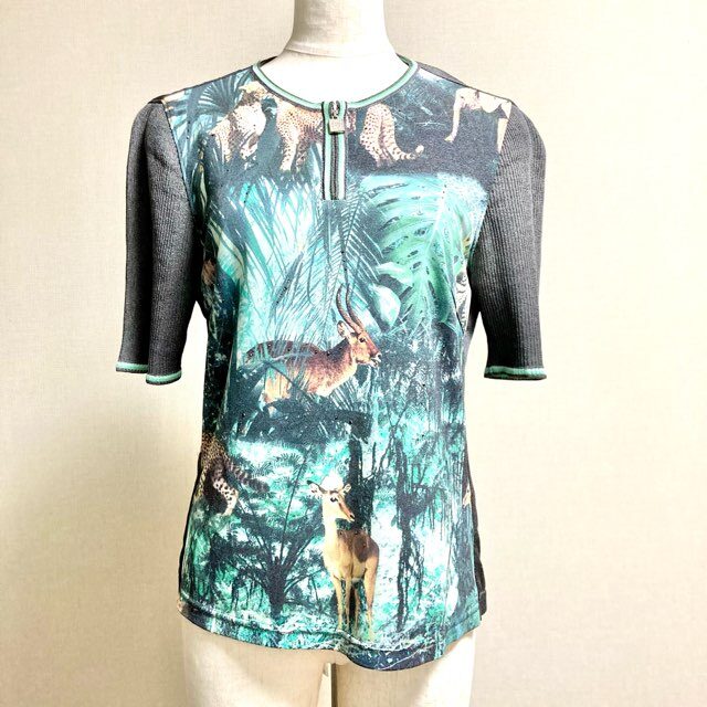 伊太利屋のカットソーを買取しました！綺麗なジャングルが描かれています