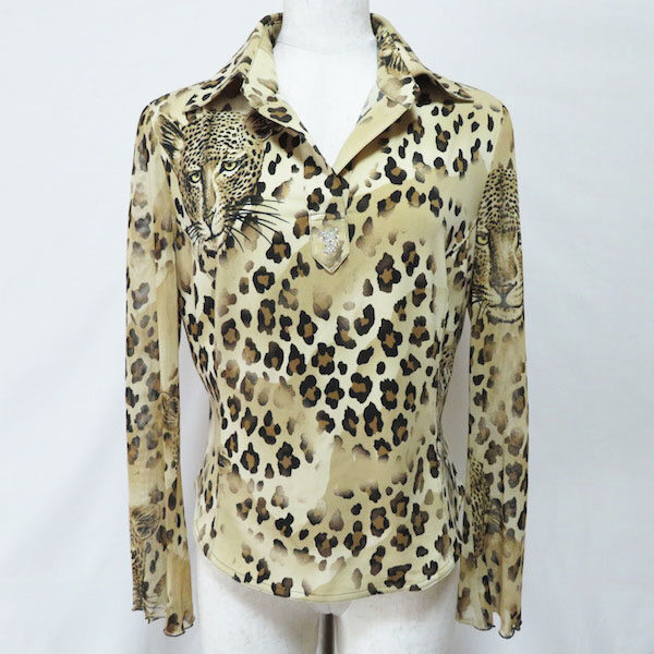 伊太利屋のブラウスを買取しました！ゆったりさもあるヒョウ柄
