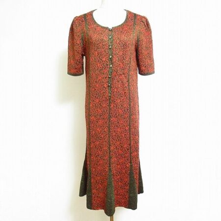 斉藤都世子のワンピースを買取しました！煌びやかなオレンジでおしゃれに