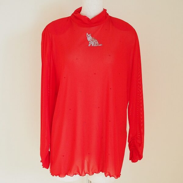 伊太利屋のカットソーを買取しました！赤×シースルーの綺麗さが素敵