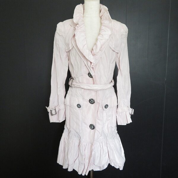 シワ加工で可愛らしさもゲット!伊太利屋のコートを買取しました