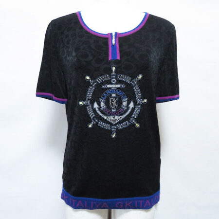 伊太利屋のカットソーを買取しました！黒×青×紫のハーモニーがグッとくる